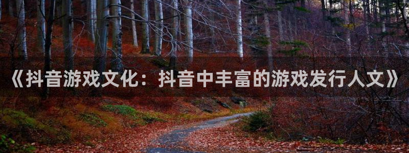 bg大游官网平台代理条件如何：《抖音游戏文化：抖音中丰富的游戏发行人文》