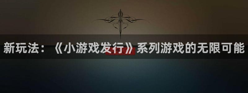 南京bg大游子电子商务有限公司：新玩法：《小游戏发行》系列游戏的无限可能