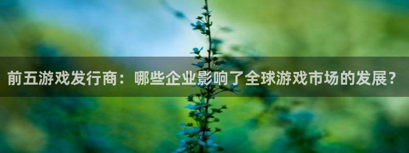 bg大游官网注册登录官网：前五游戏发行商：哪些企业影响了全球游戏市场的发展？