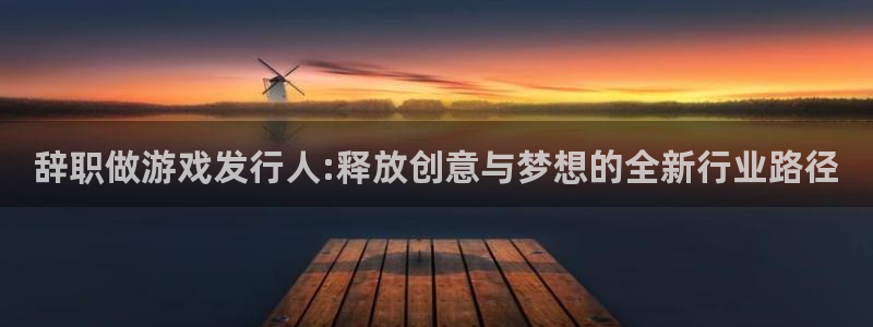bg大游官网注册平台怎么注册：辞职做游戏发行人:释放创意与梦想的全新行业路径